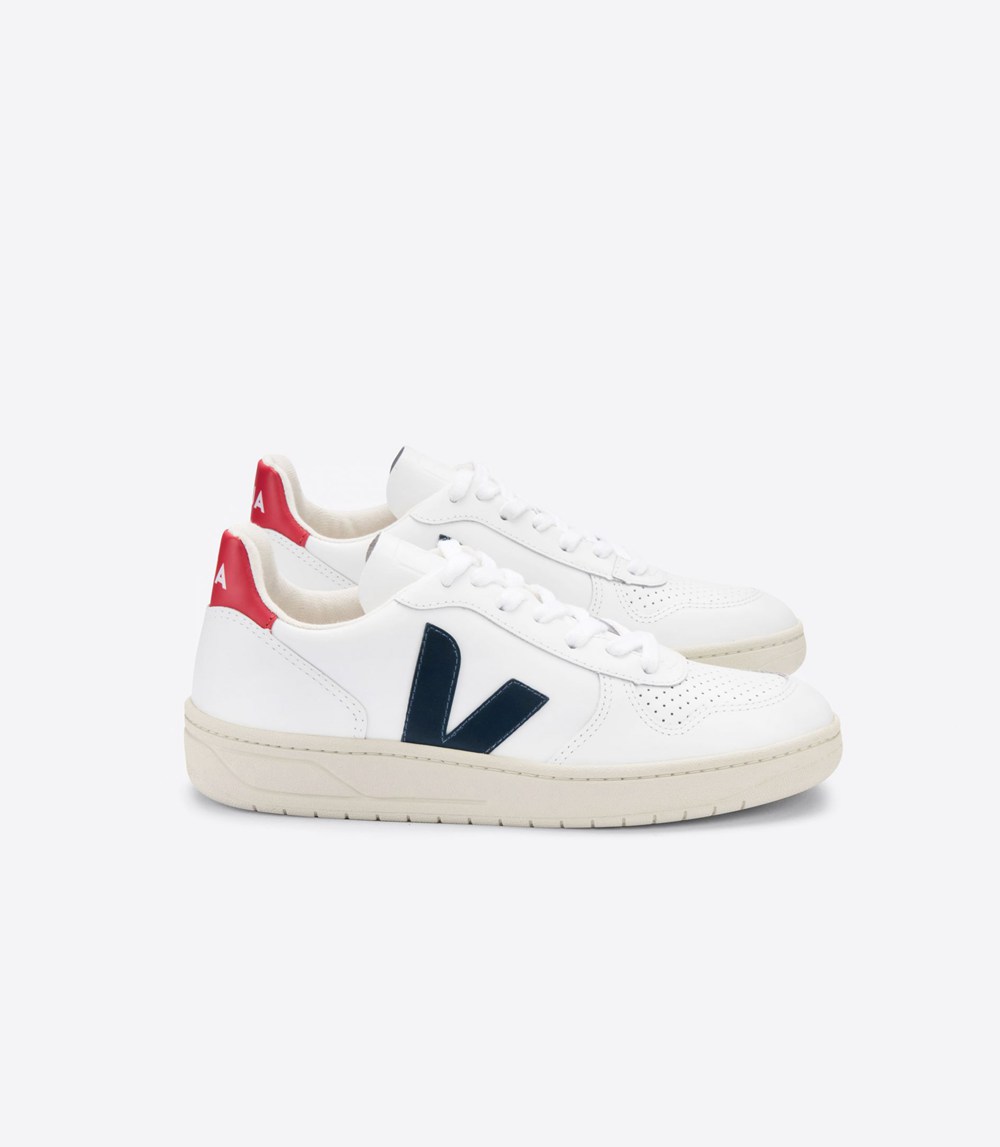 Veja Sneakers Barbati - V-10 Piele - Albi - 4129630-RS